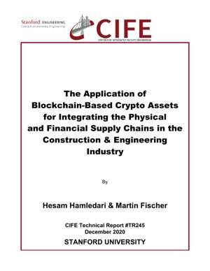 PDF Document Cover - Blockchain-Based Crypto Assets for Construction Supply Chain Integration